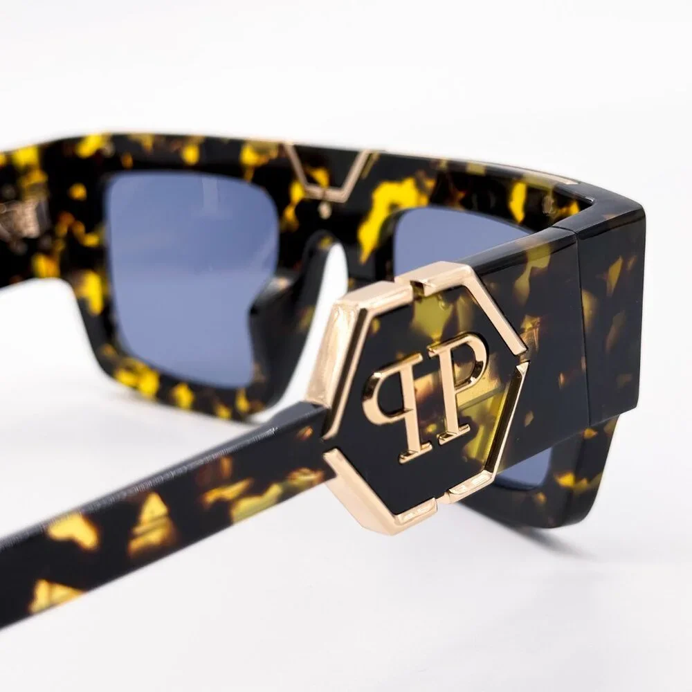 NEW PHILIPP PLEIN GLOOM SPP092M 0781 HAVANA MEN SUNGLASSES PHILIPP PLEIN